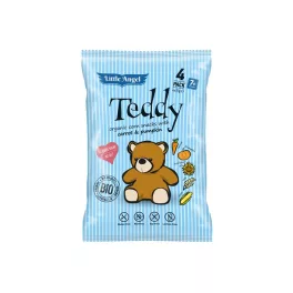 Teddy bio kukoricás snack 4x15g 60 g - bio és új hullámos étkezés
