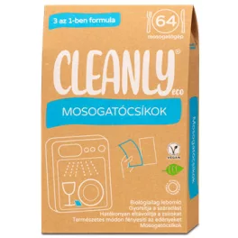 Cleanly eco mosogatócsíkok 3 az 1-ben formula 64 db