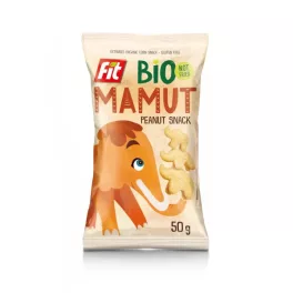 Fit bio mamut extrudált gluténmentes snack mogyoró ízű 50 g - bio és új hullámos étkezés