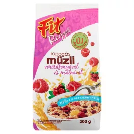 Fit reggeli ropogós müzli málna-áfonya 200 g - bio és új hullámos étkezés