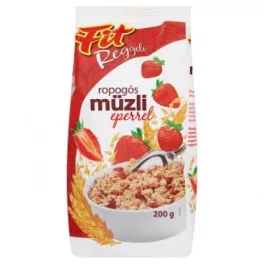 Fit reggeli ropogós müzli eper 200 g - bio és új hullámos étkezés