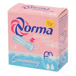 Norma tampon aqua stop swimming 6 db - bio és natúr kozmetikumok