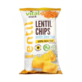 Vital lencse chips tengeri sóval 65 g - bio és új hullámos étkezés
