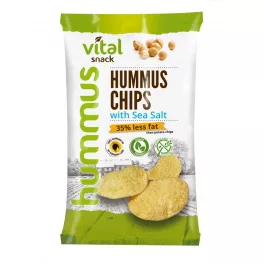 Vital humusz chipsz tengeri sóval 65 g - bio és új hullámos étkezés