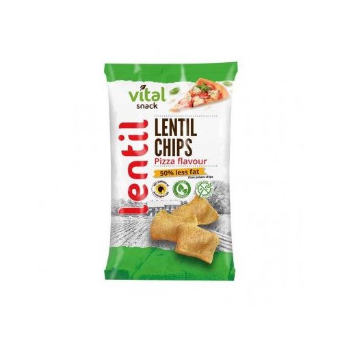 Vital lencse chips pizza 65 g