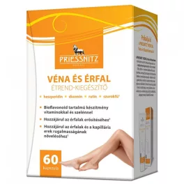 Priessnitz véna és érfal étrend-kiegészítő kapszula 30 db - bio és vegán étrendkiegészítők