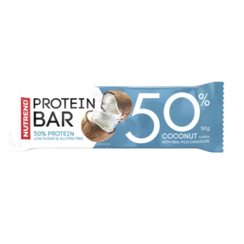 Nutrend protein szelet 50% kókusz 50 g