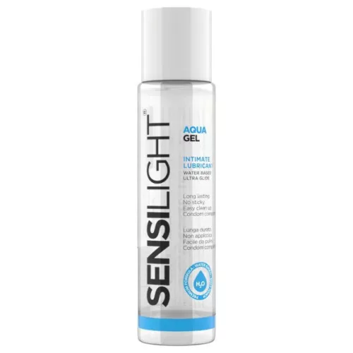 Sensilight aquagel - vízbázisú síkosító gél (60ml) - bio és natúr intim együttléthez