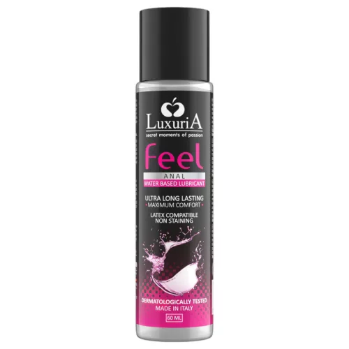 Luxuria feel anal - vízbázisú anál síkosító (60ml) - bio és natúr intim együttléthez