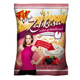 Fit reggeli zabkása erdei gyümölccsel 65 g - bio és új hullámos étkezés