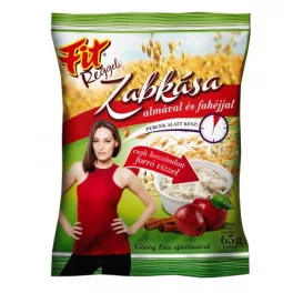 Fit reggeli zabkása almával és fahéjjal 65 g - bio és új hullámos étkezés