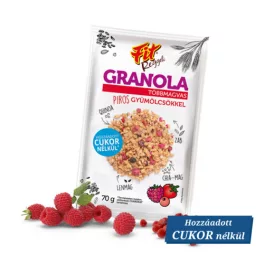Fit reggeli granola többmagvas pirosgyümölcsökkel 70 g - bio és új hullámos étkezés