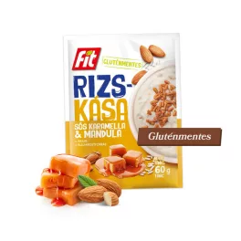 Fit rizskása mandulával sós karamell ízben 60 g - bio és új hullámos étkezés