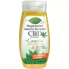 Bione cbd+cannabis regeneráló sampon 260 ml - bio és vegán étrendkiegészítők
