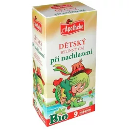 Apotheke bio gyermek tea anti-cold herbal 20x1,5 30 g - bio és vegán étrendkiegészítők
