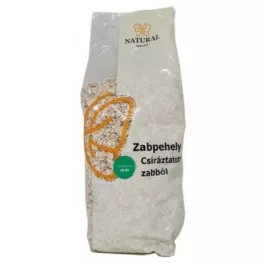 Natural lágy zabpehely csíráztatott zabból 500 g - bio és új hullámos étkezés