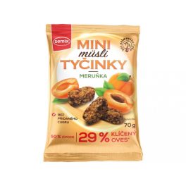 Semix mini müzlifalatok csíráztatott zabpehellyel,sárgabarackos 70 g - bio és új hullámos étkezés