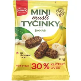   Semix mini müzlifalatok csíráztatott zabpehellyel banános 70 g