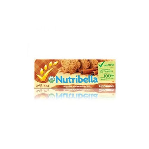 Nutribella keksz fruktózzal fahéjas 105 g