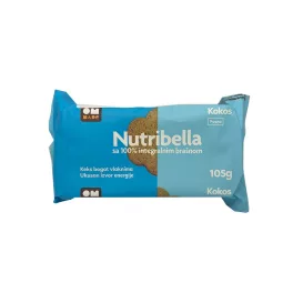 Nutribella keksz fruktózzal kókuszos 105 g