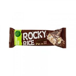 Gluténmentes rocky rice 70% étcsokoládéval bevont puffasztott rizsszelet 18g - bio és új hullámos étkezés