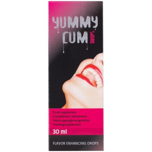 Yummy Cum Drops - étrendkiegészítő csepp férfiaknak (30ml)