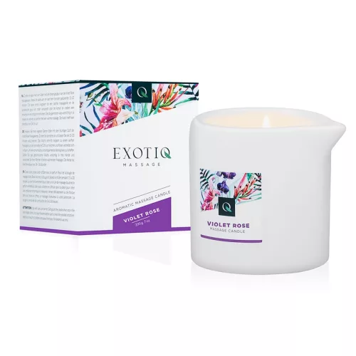Exotiq - illatos masszázsgyertya - rózsa (200g)