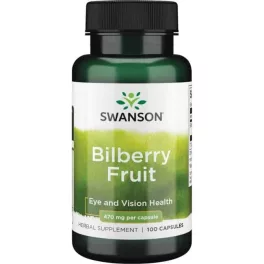 Swanson fekete áfonya kapszula 470mg/100db - bio és vegán étrendkiegészítők