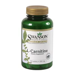 Swanson l-carnitine 500mg tabletta 100db - bio és vegán étrendkiegészítők
