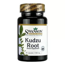 Swanson kudzu gyökér 500 mg / 60 kapszula - bio és vegán étrendkiegészítők