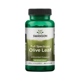 Swanson olajfalevél 400mg kapszula 60 db - bio és vegán étrendkiegészítők
