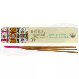   Green Tree füstölő pálcás native soul white sage palo santo 15 g