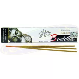 Golden füstölő pálcás buddha 15 g