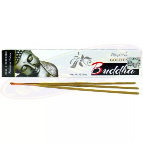 Golden füstölő pálcás buddha 15 g