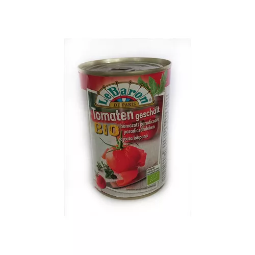 Le baron bio hámozott paradicsom paradicsomlében 400 g