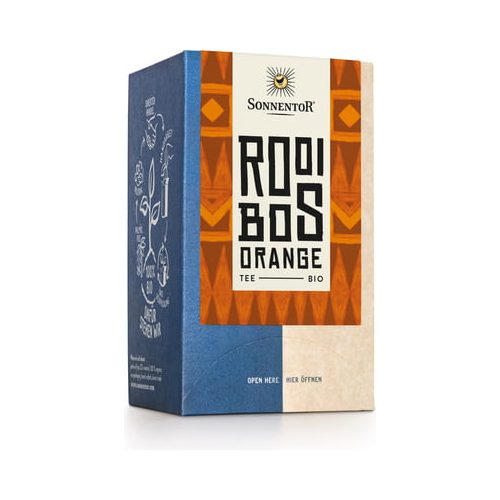 Sonnentor bio rooibos tea narancs filteres 32 g