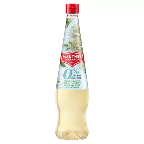 Mautner 0%-os szörp bodza 700 ml - bio és új hullámos étkezés