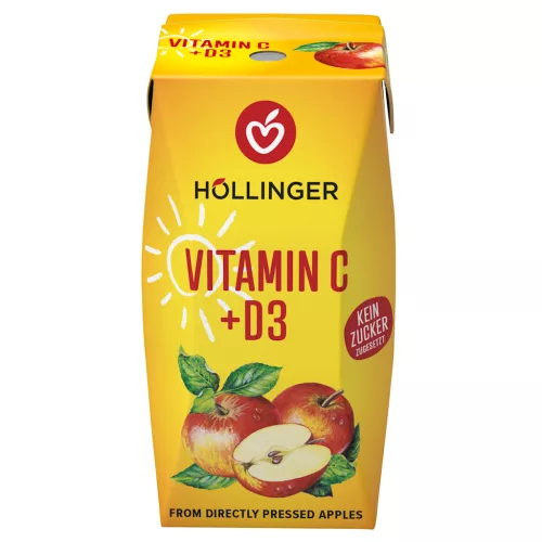 Höllinger bio gyümölcsital alma 3x200 ml