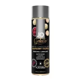   Jo Gelato fehér csokis málnás trüffel - ehető, vízbázisú síkosító (120ml)