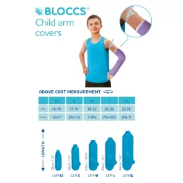 Bloccs (coolmax) hungary gipszvédő gyermek kar m
