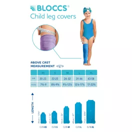 Bloccs (coolmax) hungary gipszvédő gyermek láb m